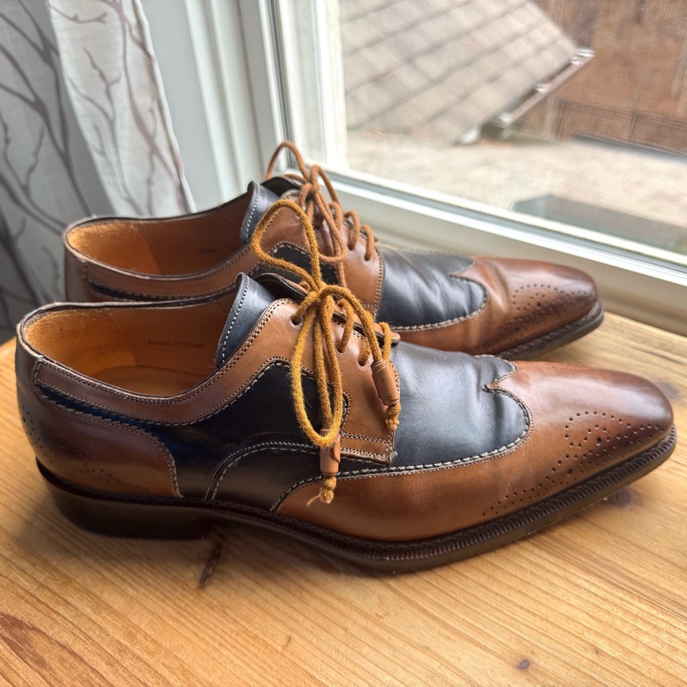 MEZLAN Men’s Copa Custom Wingtip SHOES 10